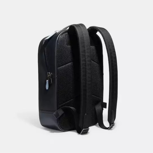 EUC COACH Westway Midnight/Black Unisex Backpack - Picture 4 of 8